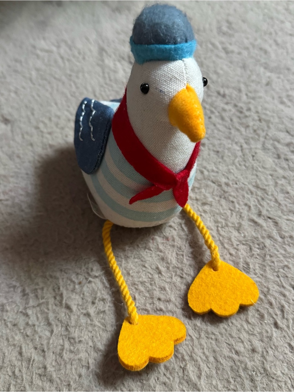 Target Bullseye Playground 7" Plush Seagull Nautical 2026 Crescent Shelf Sitter-